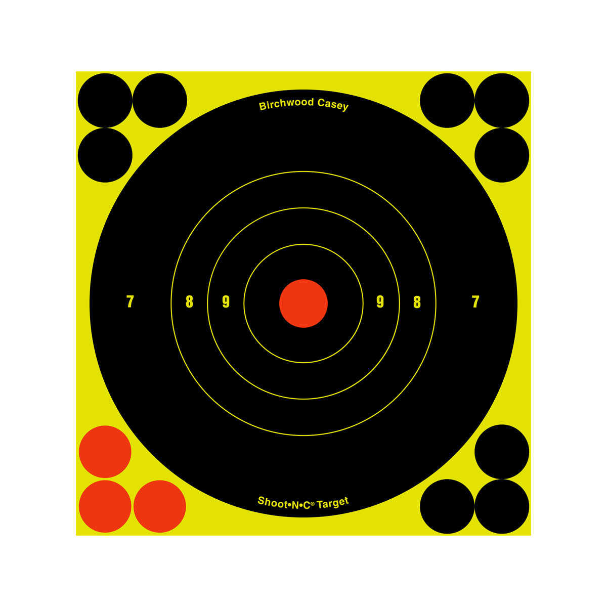 Birchwood Casey Shoot-N-C 6" Bullseye Target (12 Pack)